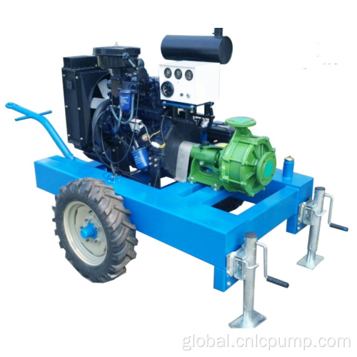 Diesel Engine Water Pump Trailer Self Priming Non-clogging Small Sewage Pump Factory